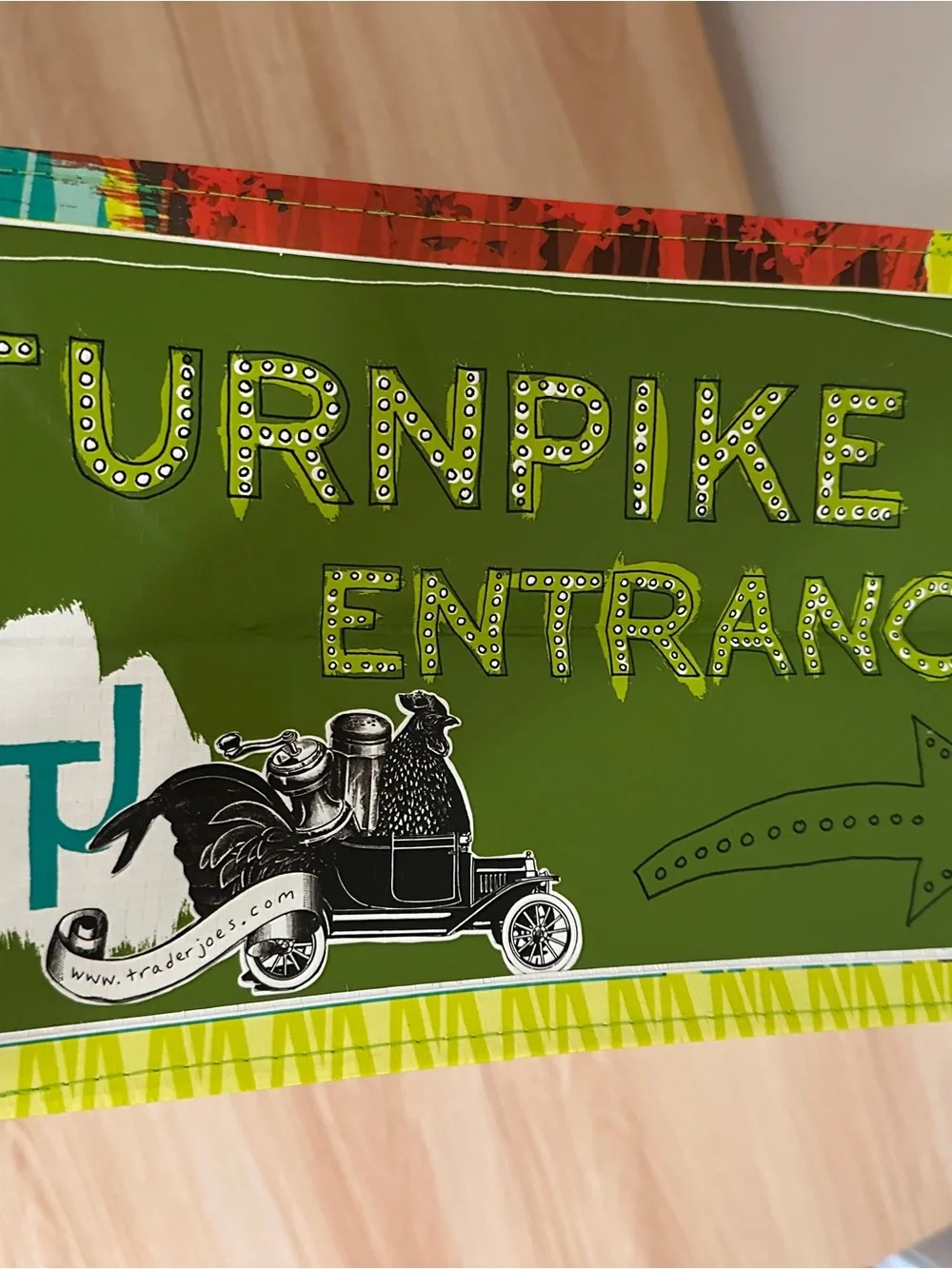 TRADER JOES COLLECTABLE TOTE  - NEW JERSEY